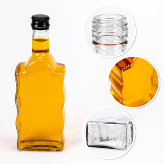 Üvegpalack 500ml 23cm WAVE