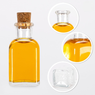 Üvegpalack 5 db 50ml 8cm QUADRA