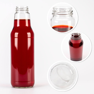 Üvegpalack 750ml 25cm SOK kupakkal