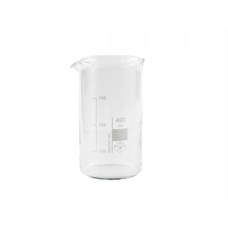 Üveg henger 400ml 70x130mm magas