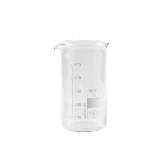 Üveg csésze 600ml 80x150mm magas