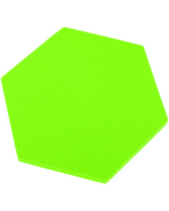 Akusztikus panel hatszög világoszöld 50x50 cm vastagság 3 cm hexagon
