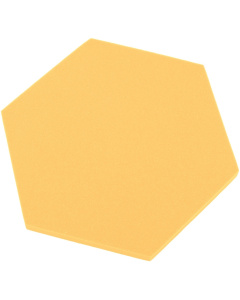 Akusztikus panel hatszög banánsárga 50x50 cm vastagság 3 cm hexagon