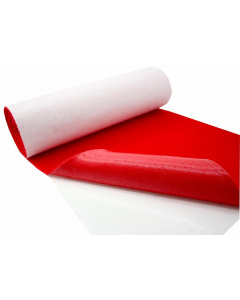 Piros puha öntapadós filcszövet 3mm 150x50cm 400g/m²