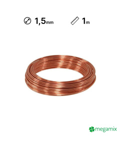 Rézdrót 1,5mm 1m