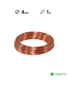 Rézdrót 4,0mm 1m