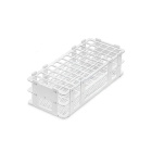 Összecsukható PP csőállvány, 21 hely, 30 mm átmérőjű – laboratóriumi