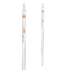 Többszörös mérőpipa, 10 ml, B osztály, barna skála, "0" a tetején
