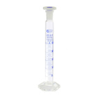 Mérőhenger üvegből parafával PP, 25 ml, A osztály, darabolt csatlakozás 14/23, tanúsítvánnyal – GLASSCO