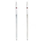 Többméretű pipetta, 10 ml (0,10 ml), A osztály, barna skála, tanúsítvánnyal, DIN ISO 648