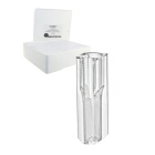 PS fiola 1,5 ml FÉL-MIKRO, kerek nyílás, optikai polisztirol, 100 db-os csomagolás