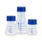 PP Erlenmeyer lombik kék kupakkal – 75 ml, GL 45