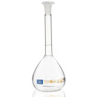 Mérőhenger üveg, 25 ml, A osztály, barna skála, köszörült csatlakozás 10/19, egyéni tanúsítvánnyal és QR-kóddal – GLASSCO