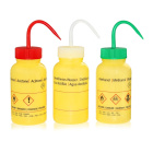Permet etanollal, 250 ml, sárga, széles nyakú GL40 – PE-LD, ADR