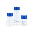 PP erlenmeyer lombik kék záróval – 125 ml, GL 45