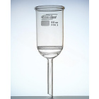 Hengeres szűrő漏斗 szinterezett G2 lemezzel, 35 ml, 30 mm átmérővel