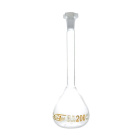 Mérőhenger üveg, 100 ml, B osztály, barna skála, csiszolt csatlakozás 14/23