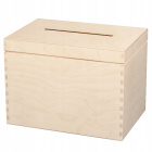 Fa doboz 29x20x21cm esküvői boríték doboz