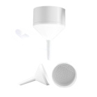 Buchner tölcsér PP-ből, 80 mm átmérőjű – 165 ml űrtartalom, laboratóriumi, szűréshez