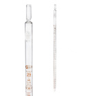 Többméretű pipetta, 25 ml (0,10 ml), AS osztály, barna skála, tanúsítvánnyal – GLASSCO, ISO 835