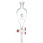 Kúpos elválasztó tölcsér Squibb, 500 ml, csiszolás 29/32, PTFE csap, bór-szilikát üveg (BORO 3.3)