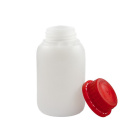250 ml-es HDPE palack és piros kupak