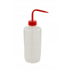 LDPE 1000ml-es flakon permetezővel, piros záróval