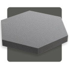 Akusztikus panel hatszög szürke 50x50 cm vastagság 5 cm hexagon