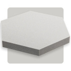 Akusztikus panel hatszög világosszürke 50x50 cm vastagság 5 cm hexagon
