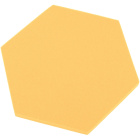 Akusztikus panel hatszög banánsárga 50x50 cm vastagság 3 cm hexagon