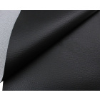 Fekete PVC műbőr 140x50cm 440g/m²