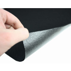 Fekete puha öntapadós filcszövet 3mm 50x150cm 400g/m²