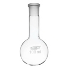 Kerek napos bank hosszú nyakkal 250 ml, csiszolás 29/32, bórsilikát üveg BORO 3.3