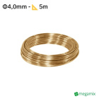 Sárgaréz drót Φ4,0mm 5m
