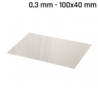 Alpaka lemez (új ezüst) 100x40x0,3mm