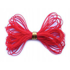 Fonott zsinór 5m 0.4mm piros nylon