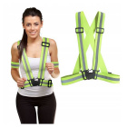 Reflexiós mellény állítható futópántokkal