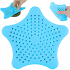 Szilikonos szűrőlapát a mosogató lefolyójához 15 cm kék