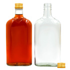 500 ml-es üveg 22 cm-es lapos
