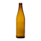 Üveg sörösüveg 500ml 23cm barna D2
