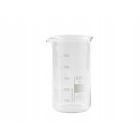Üveg csésze 600ml 80x150mm magas