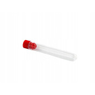 PS 16x65mm vörös kupakos próbaüveg 50 db