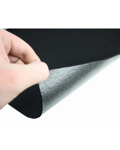 Fekete puha &ouml;ntapad&oacute;s filcsz&ouml;vet 3mm 50x150cm 400g/m&sup2;
