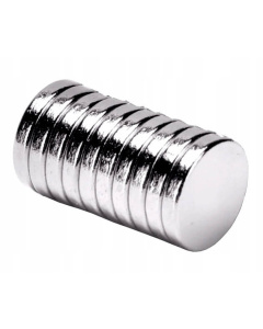 Erős neodímium mágnes hengeres 10x1mm 10db