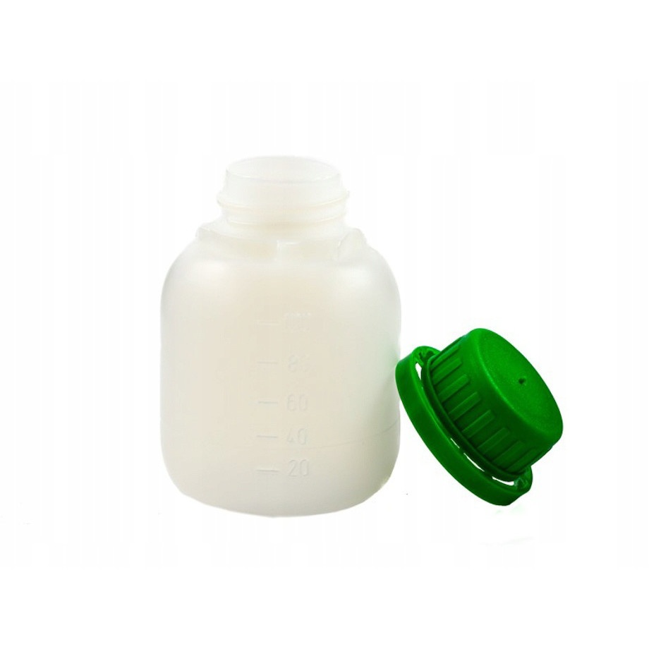 100 ml HDPE palack és zöld kupak megamix.sk