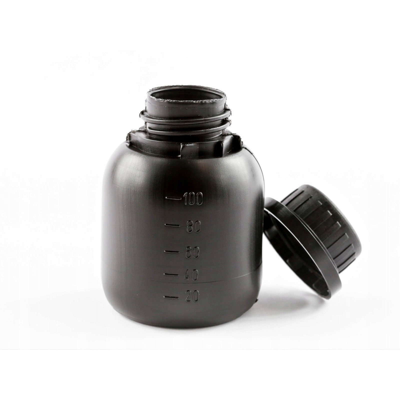 palack 100ml HDPE fekete és záró megamix.sk