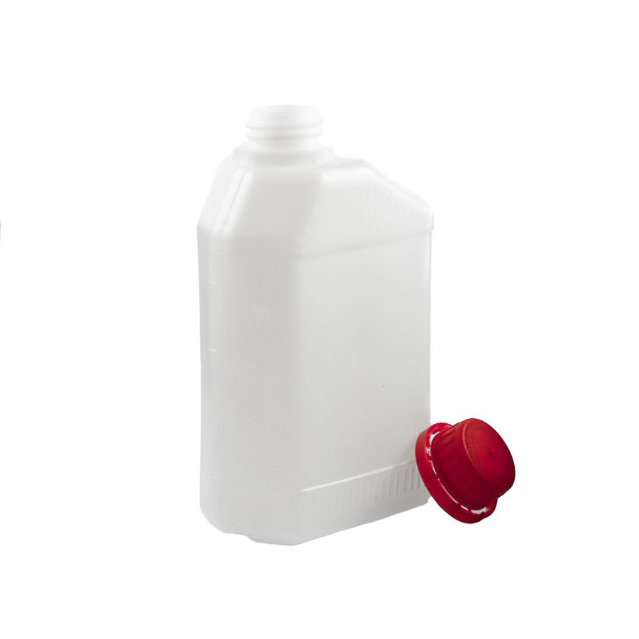 500 ml-es HDPE téglalap alakú palack csavaros kupakkal megamix.sk