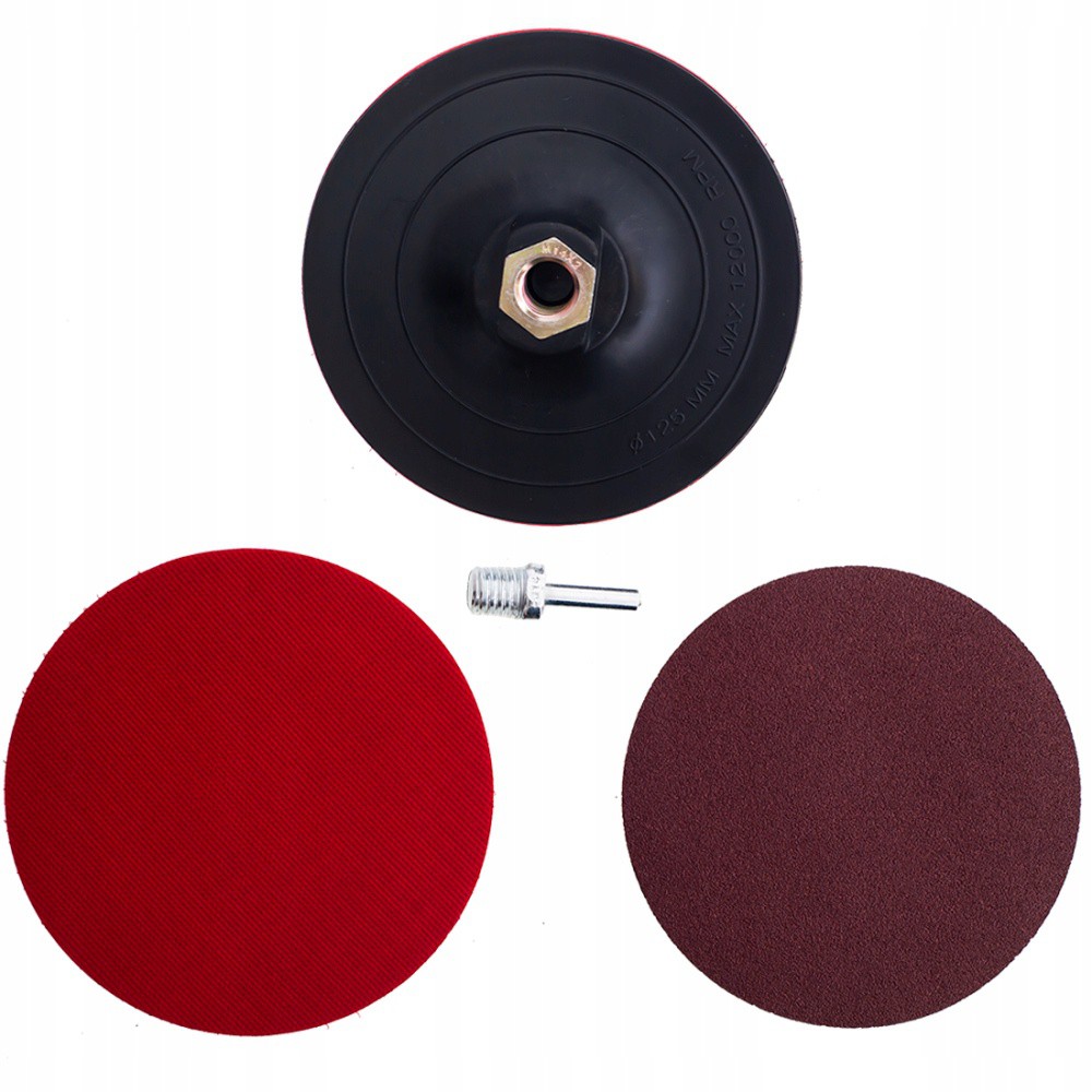 Rugalmas korong 3 db-os csiszológéphez VELCRO M14 Ø125mm tárcsa megamix.sk