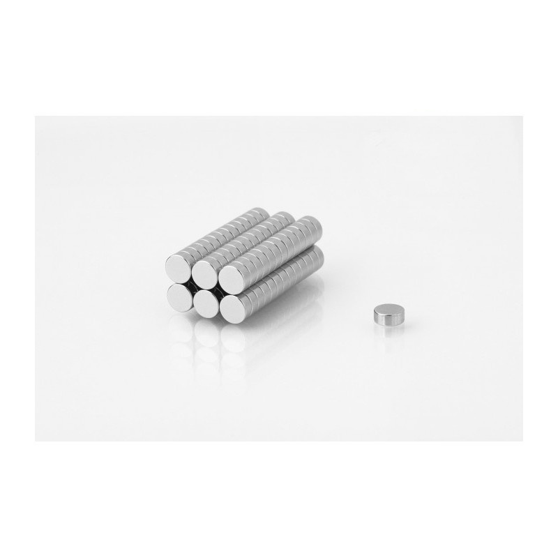 Neodímium mágnes henger MW 6Ax2,5 N38 omegamix.hu