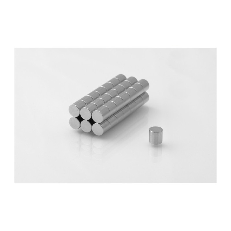 Neodímium mágnes henger MW 6x6 N38 omegamix.hu